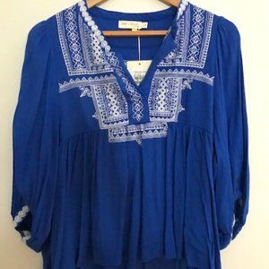 See You Soon embroidered blouse from Paris